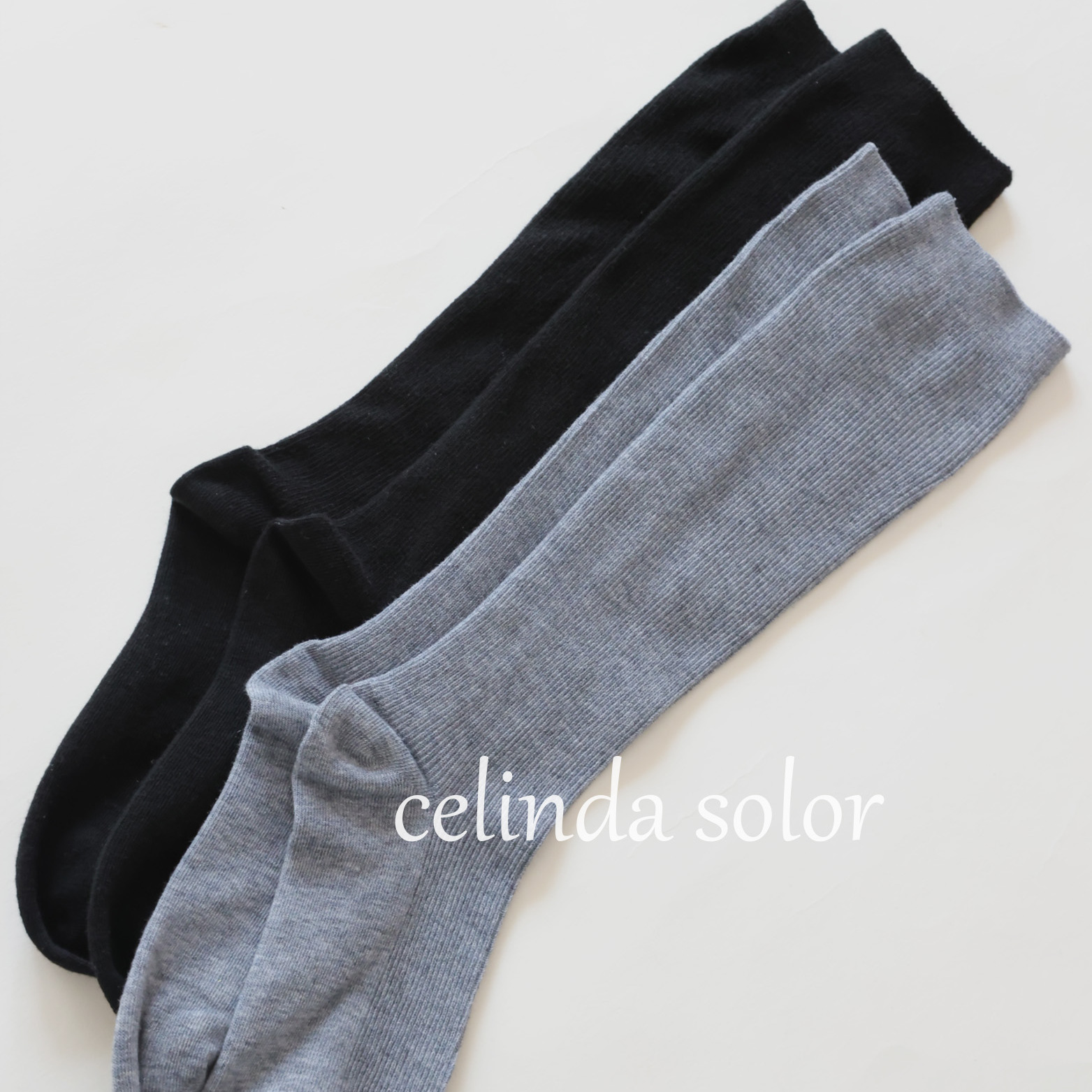 娇阳 篙端品质！巨巨巨显腿细！！羊绒羊毛细坑条中筒袜