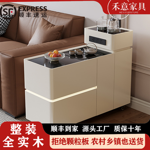 沙发边柜茶几客厅可移动边几茶水柜现代简约轻奢高级感阳台茶桌