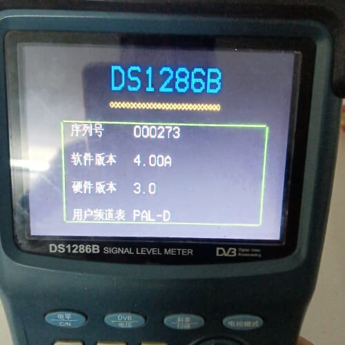 议价德力DS1286B DVB综合测试仪.实物图.无此电源配用插可维修