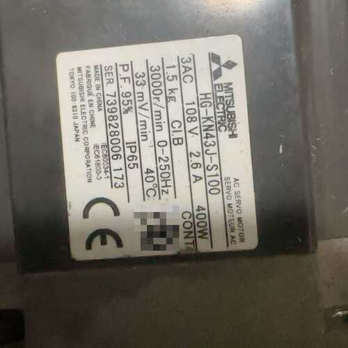 议价伺服电机 HG-KN43J-S100可维修