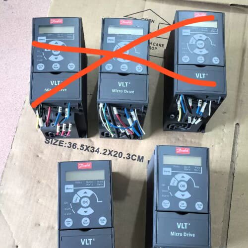 议价丹佛斯 变频器 共2台（其它3台0.75KW已售）可维修