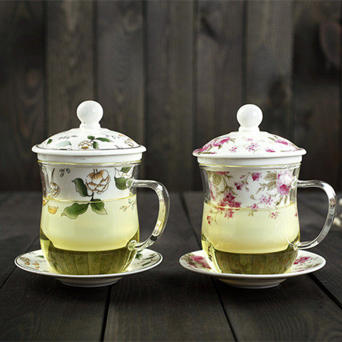 耐热玻璃杯花茶杯办公杯过滤内胆三件套透明水杯加厚竹节茶杯包邮|msdalam kategori pinggan mangkuk, Cup/cawan/cerek, Glass - dari Buy2taobao.com untuk memberikan perkhidmatan ejen Taobao profesional membeli