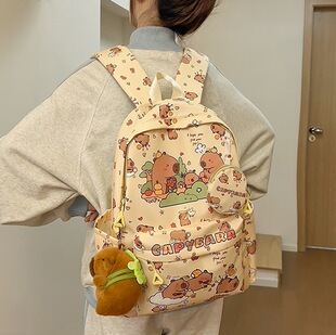 大容量轻便背包 高颜值书包女小学生可爱卡通双肩包初中生ins韩版