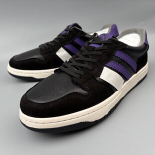 百搭舒适低帮鞋 拼色捡漏真皮男鞋 撤柜捡漏 男牛皮鞋 休闲风透气板鞋