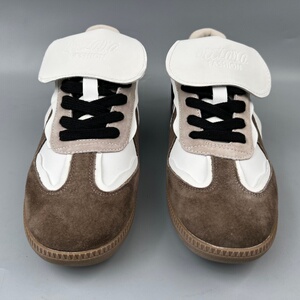 真皮拼色德训鞋男鞋撤柜处理品牌鞋休闲运动板鞋百搭透气潮男鞋子