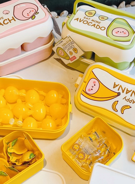 OCOCO 果之恋什锦果冻(黄色）便当盒558g*12盒/箱