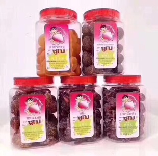 泰国进口 大三元 特选杏脯话梅王橄榄王孕妇梅子1*24罐/箱