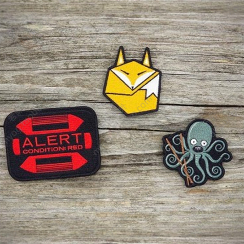 现货 美国pdw 20221103更新 筷子章鱼臂章 红色警报士气章 狐狸