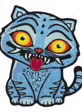 现货 美国PDW KPop Tiger Morale Patch 老虎臂章 魔术贴 士气章