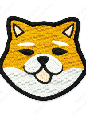 现货 美国PDW Shiba Inu Morale Patch 柴犬臂章 宠物魔术贴