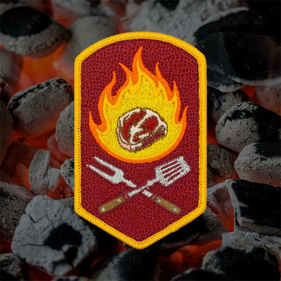 正品美国PDW烧烤大师臂章魔术贴