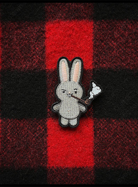 现货 美国PDW Year of the Rabbit v2 Morale Patch 烟斗兔臂章
