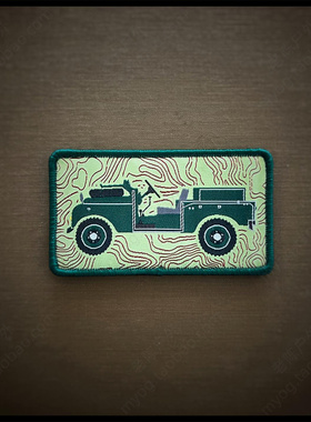 现货 美国PDW LR Series I Morale Patch 路虎初代越野车臂章