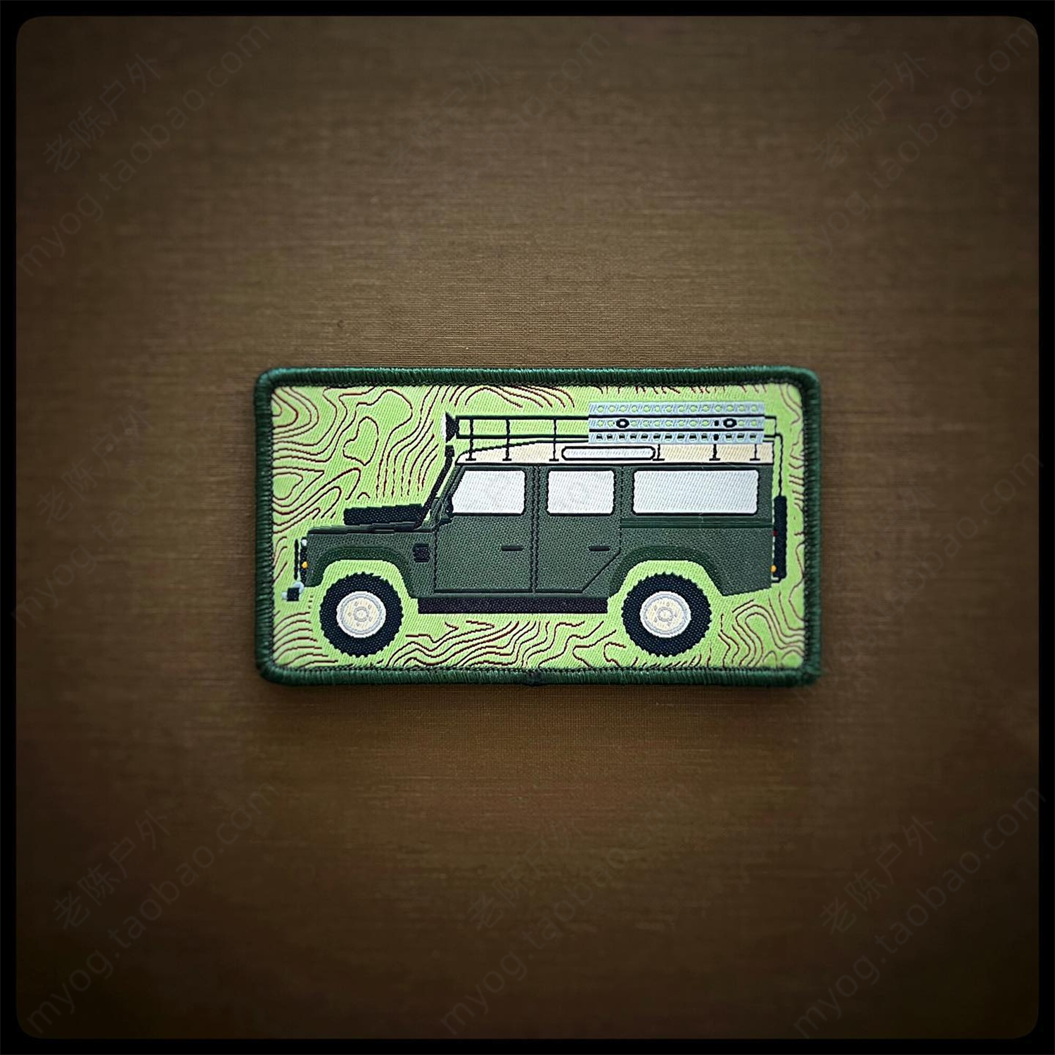 正品美国PDW臂章路虎卫士魔术贴