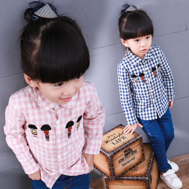 Chemise fille à manche longue - Ref 2085426 Image 1