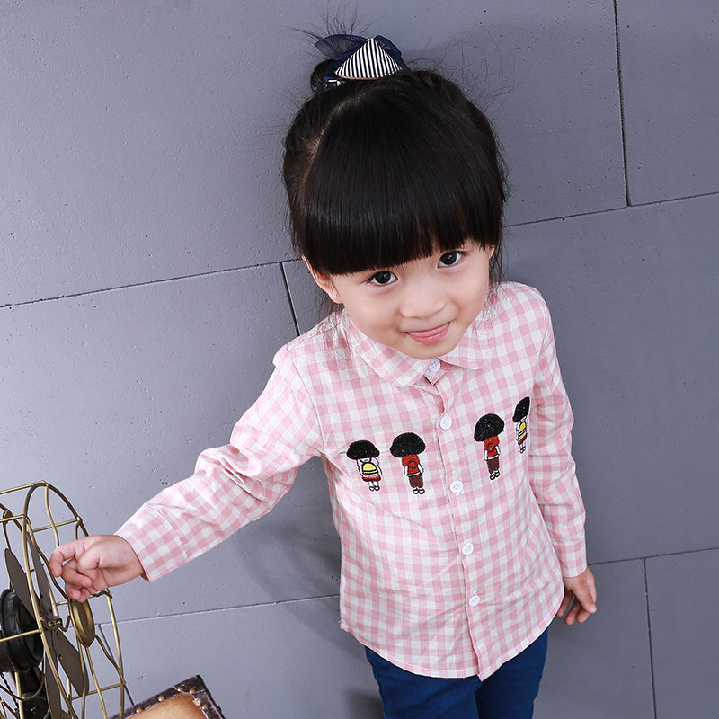 Chemise fille à manche longue - Ref 2085426 Image 3