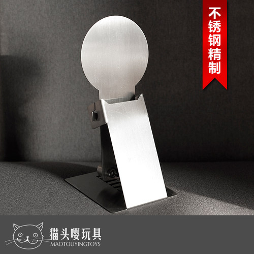 射击摆动复位不锈钢靶猫头嘤正品
