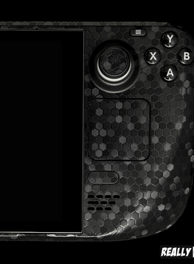 SteamDeck主机贴纸3D立体蜂巢肌理移除不留胶全包膜防滑oled痛贴