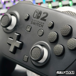 适用于Switch 2 Pro手柄按键贴纸3M立体肌理矩阵蜂窝迷彩防滑贴