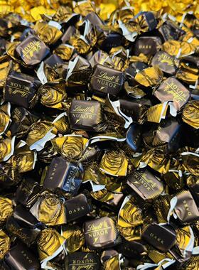 现货好吃到爆法国瑞士莲新品金装榛子榛仁夹心黑巧白巧牛奶巧克力