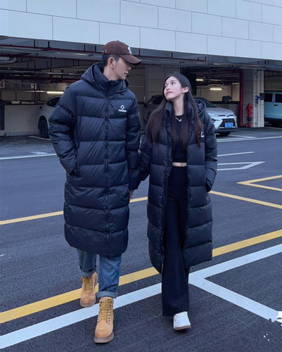 准者保暖防风连帽长款男女