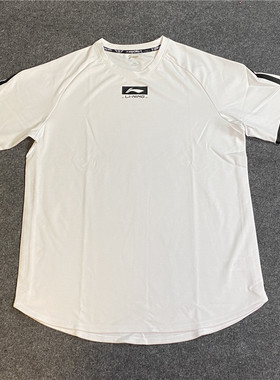 李宁简约小logo赞助球员版男女大码篮球短袖T恤运动休闲透ATSN189