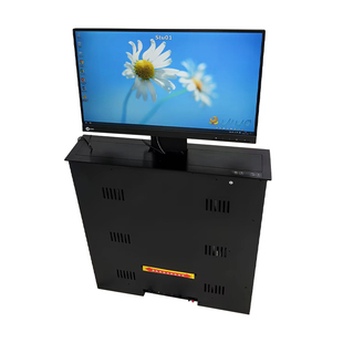 会议办公设备液晶显示屏升降器17-27寸电脑会议桌电动遥控升降机