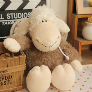 毛绒玩具戴帽狼皮羊羊公仔丑萌可爱儿童玩偶情侣生日礼物礼品装饰