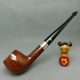 爱尔兰Peterson彼得森纯银圈直式石楠木烟斗基尔代尔 kildare 85