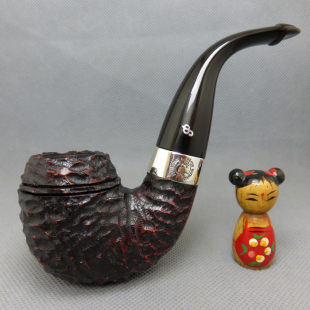 爱尔兰Peterson彼得森925银圈石楠木烟斗3mm福尔摩斯Baskerville