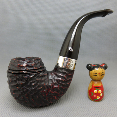 爱尔兰Peterson彼得森925银圈石楠木烟斗3mm福尔摩斯Baskerville