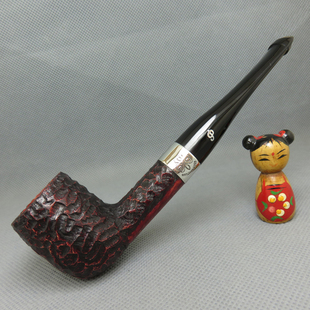 爱尔兰Peterson彼得森纯银圈雕刻石楠木烟斗2025圣帕特里克节 15