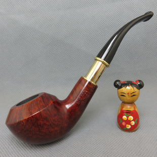 FANCY 男士 B11 老式 意大利Barontini贝拉蒂尼石楠木烟斗9mm弯式