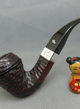 爱尔兰彼得森Peterson 925银圈石楠木烟斗3mm福尔摩斯 hansom