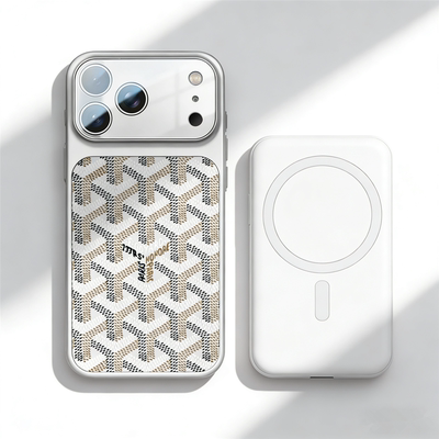 秒变17新款适用苹果17promax手机壳磁吸皮质iphone16pro保护套镜头全包15软边防刮高级小众情侣好看戈雅狗牙