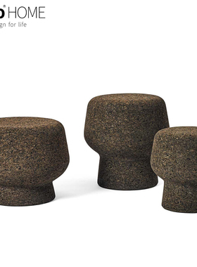 idao创意设计艺术软木塞多功能凳子边桌椅Corker轻巧舒适自然环保