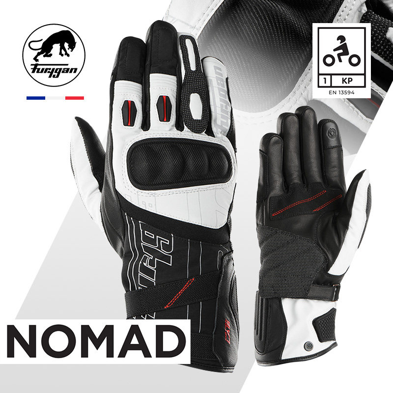 法国Furygan NOMAD 流浪者可触屏运动摩托机车 骑行冬季防水手套