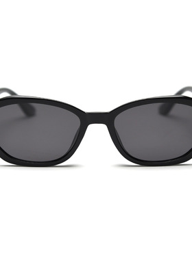 欧美复古小窄款偏光太阳眼镜时尚潮酷男女网红TR90轻复古墨镜ins