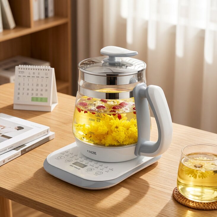 天际养生壶全自动加厚玻璃多功能电热烧水壶花茶壶煮茶器迷你特价