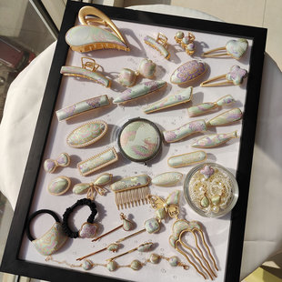 2026新款式非遗宋锦发饰上久楷凤凰于飞弹簧夹抓夹侧边夹一字夹女