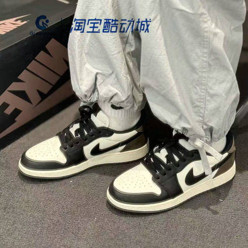 耐克童鞋摩卡黑白棕休闲板鞋