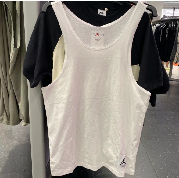 耐克 Jordan男子透气篮球训练运动宽松无袖背心T恤DX9586-100