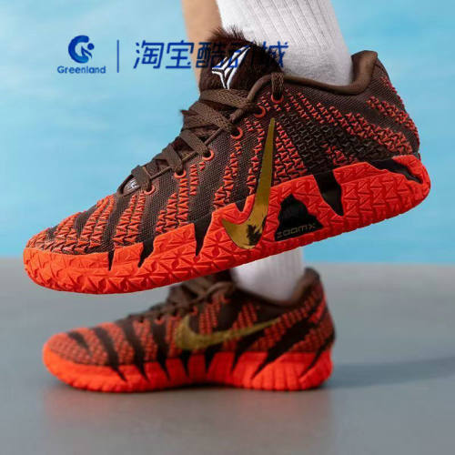耐克实战休闲篮球鞋红黑运动鞋
