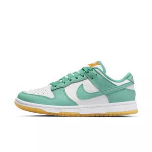 女子低幫藍綠復古休閑運動板鞋 NIKE DUNK LOW 100 DV2190