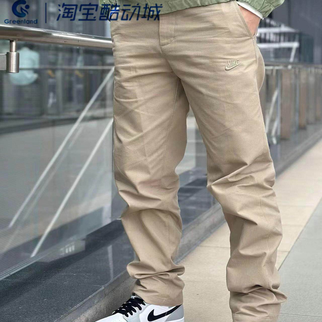 Nike/耐克男子透气运动休闲帆布耐磨直筒裤工装长裤 FZ5771FQ0496