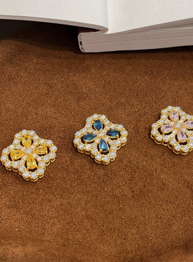 千夕 足金999幸运三叶花吊坠女款可爱情侣情人节生日礼物送女友