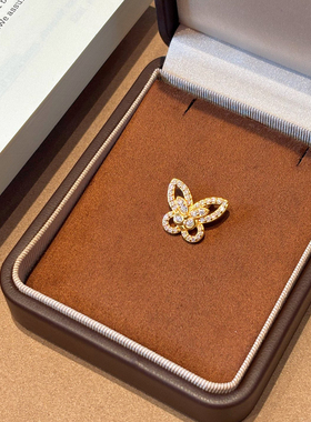 千夕 足金999镂空蝴蝶黄金吊坠女款情侣情人节七夕生日礼物送女友