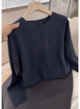 3358【一线成衣简约开衫】巨百搭！秋季新款女士百搭上衣