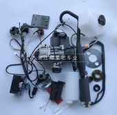 49CC迷你小跑摩托车配件 自行车2冲程带电启动发动机全套配件 改装