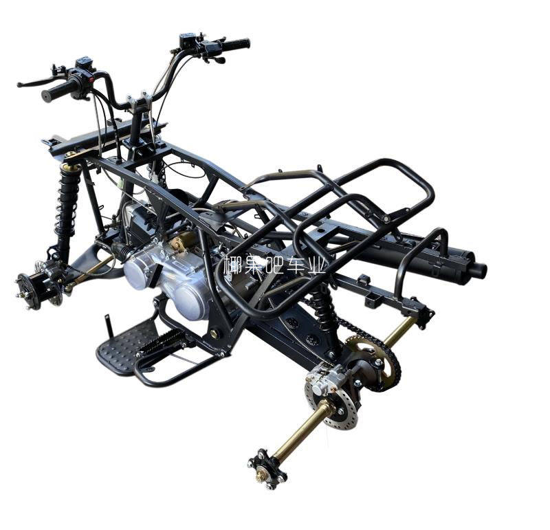 四轮越野摩托车配件 GY6发动机大悍马沙滩车全车车架车体刹车套件